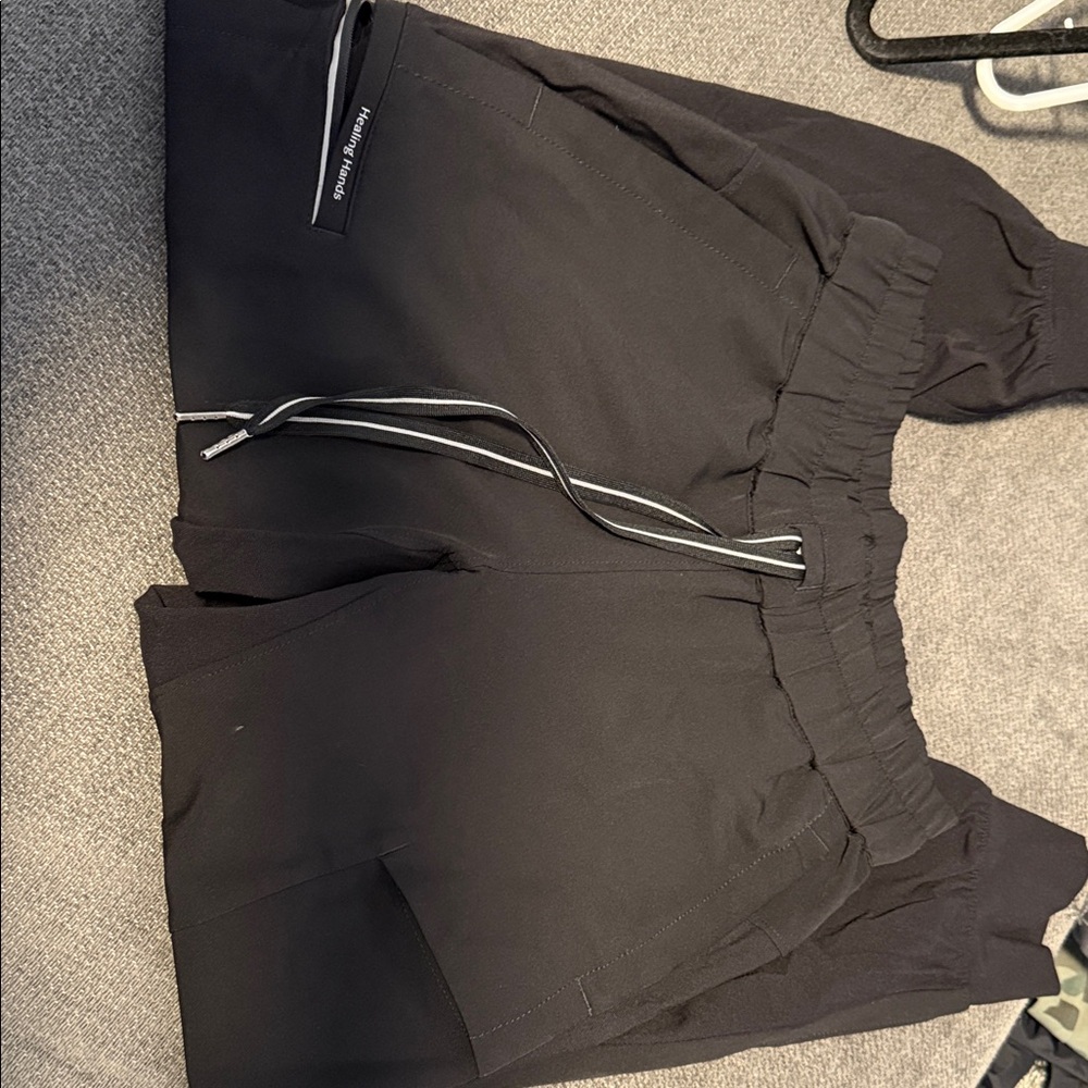 Healing Hands Black Elastic Pants